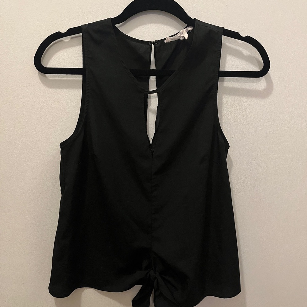 BCBGeneration Black Sleeveless Blouse